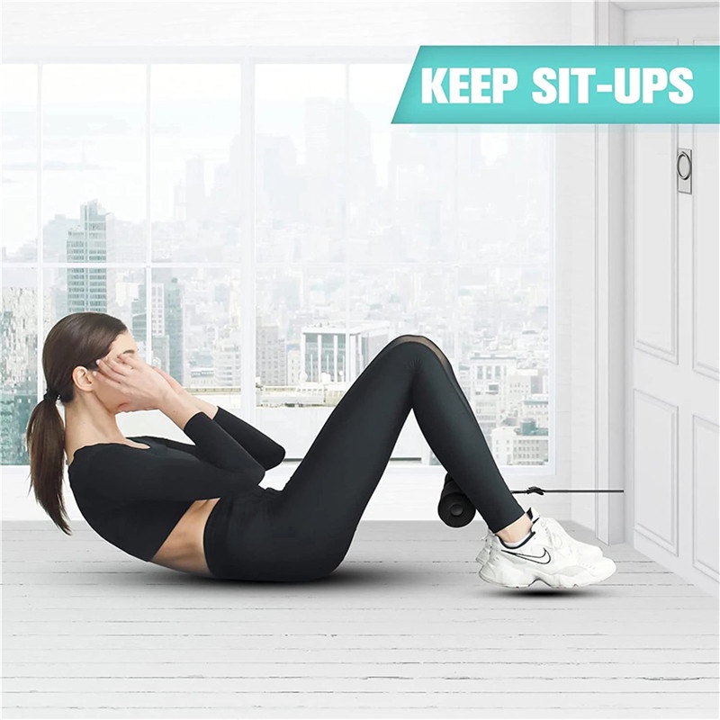 Hamstring Strap Adjustable Portable Alat Bantu Latihan Otot Perut Untuk Fitness / Gym / Yoga