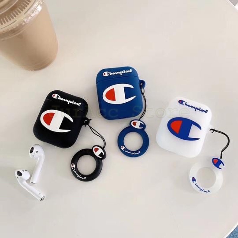 case airpod champ ion tipis simple casing lucu unik mewah