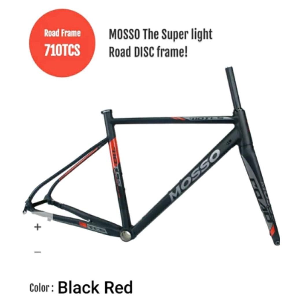 Frame Mosso 710TCA Disc Brake frame mosso roadbike frame balap