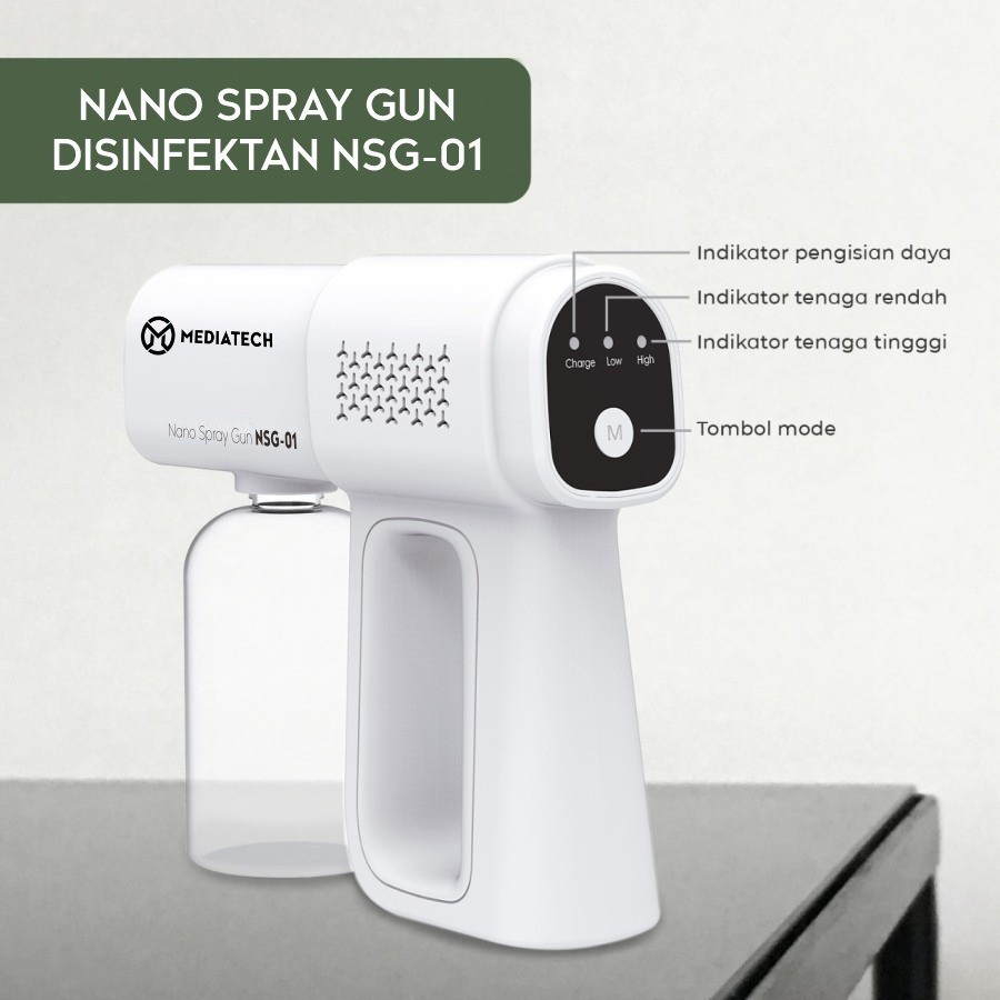 Mediatech Nano Spray Gun Disinfectant Fogging Sterilizer Portable