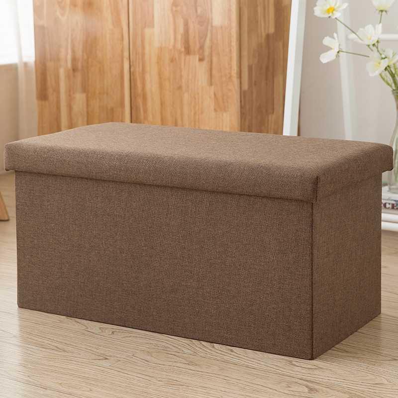 Grosir- H840 Kursi Box Lipat / Storage Box Sofa / Bangku Lipat / Tempat Penyimpanan Barang Serbaguna