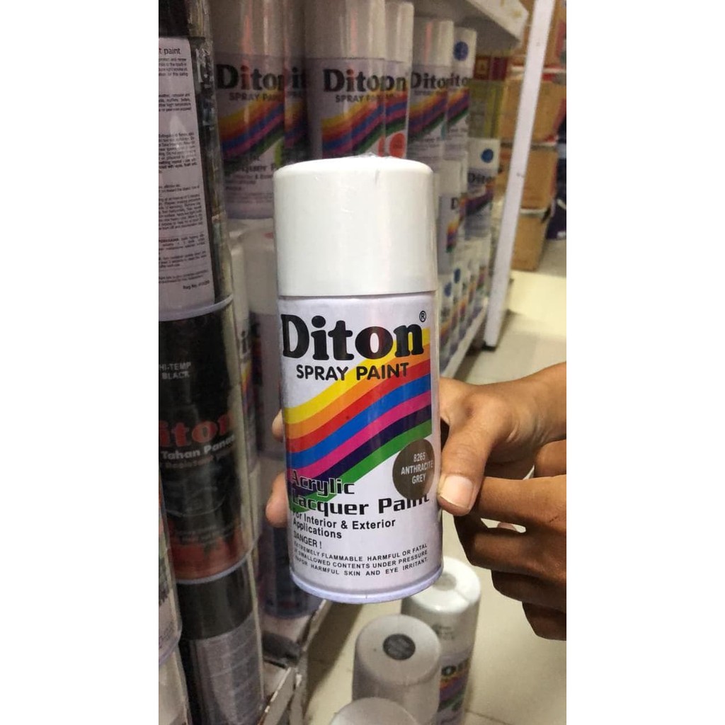 [1645] Diton 8265 Anthracite Grey / Diton Cat Semprot Metallic