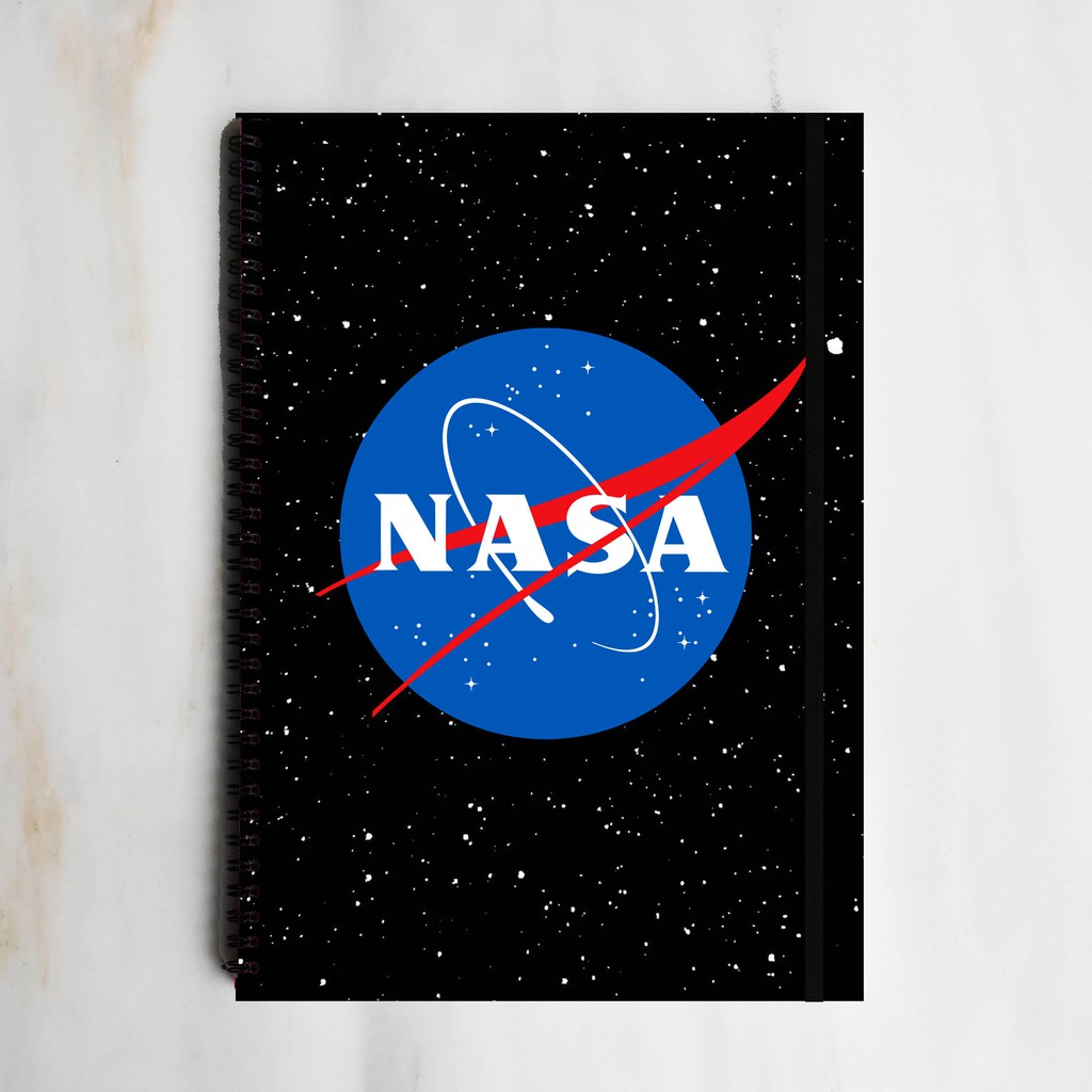 

NASA Space Logo Spiral Ruled Notebook Diary Journal Buku Tulis Catatan Sekolah Kuliah