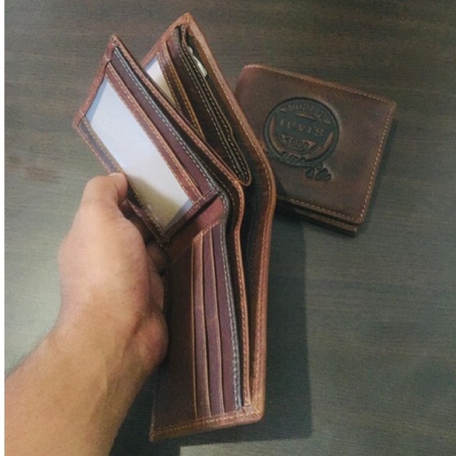 DOMPET 3 RUANG KULIT ASLI IMPORT. jenis kulit basah dompet pria kulit asli berkulitas keren dan awet model real pic gambar random #dompet #dompetpria #dompetkulit #dompetcowok