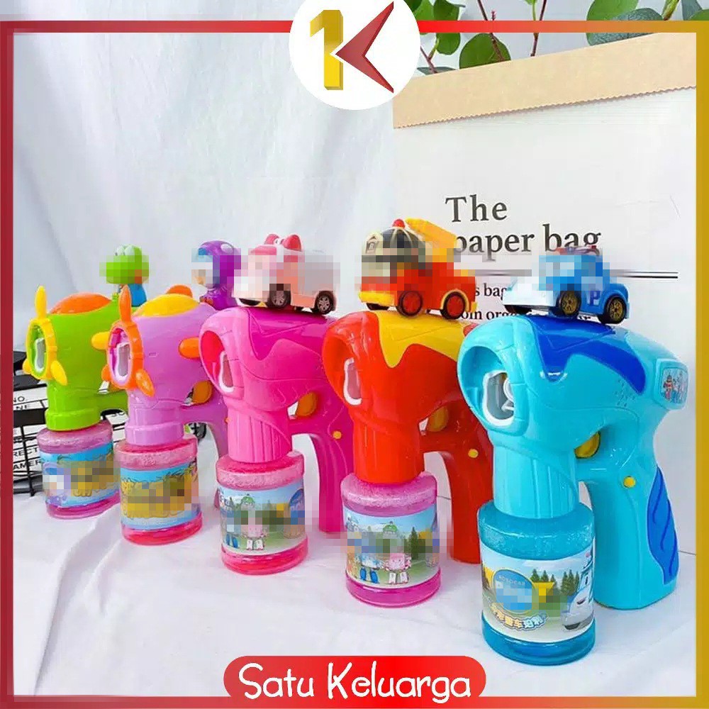 SK-M34 M50 Mainan Anak Bubble Gun Karakter Mainan Tembakan