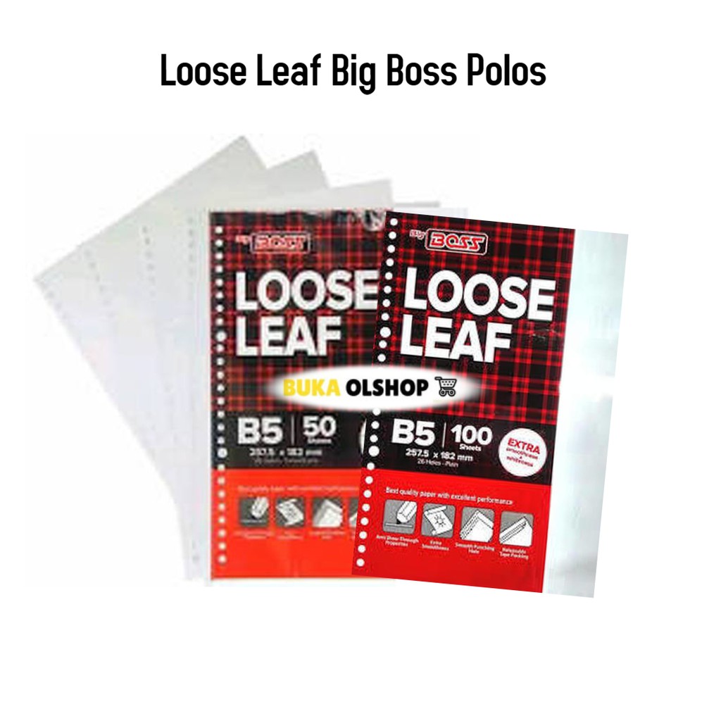 

Loose Leaf B5 Big Boss POLOS