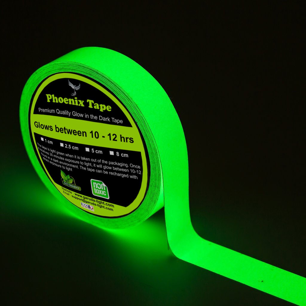 Jual Glow Tape Roll 1 cm (Lakban Glow in The Dark Hijau) Shopee Indonesia