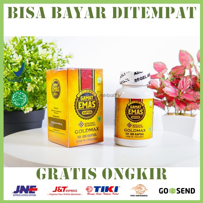 Bisa Cod Obat Herbal Paru Paru Gamat Emas Kapsul 100% Asli