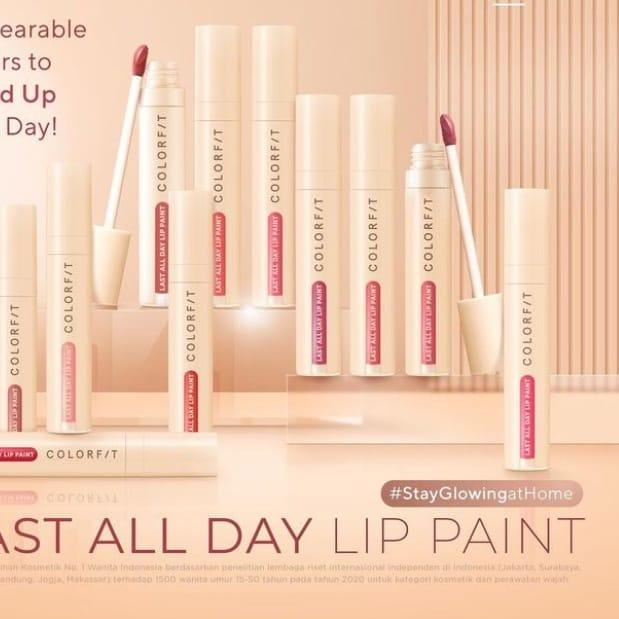 TER Wardah Colorfit Last All Day Lip Paint Transproof Tahan sampai 12 Jam / Watdah Lip Paint / Warda