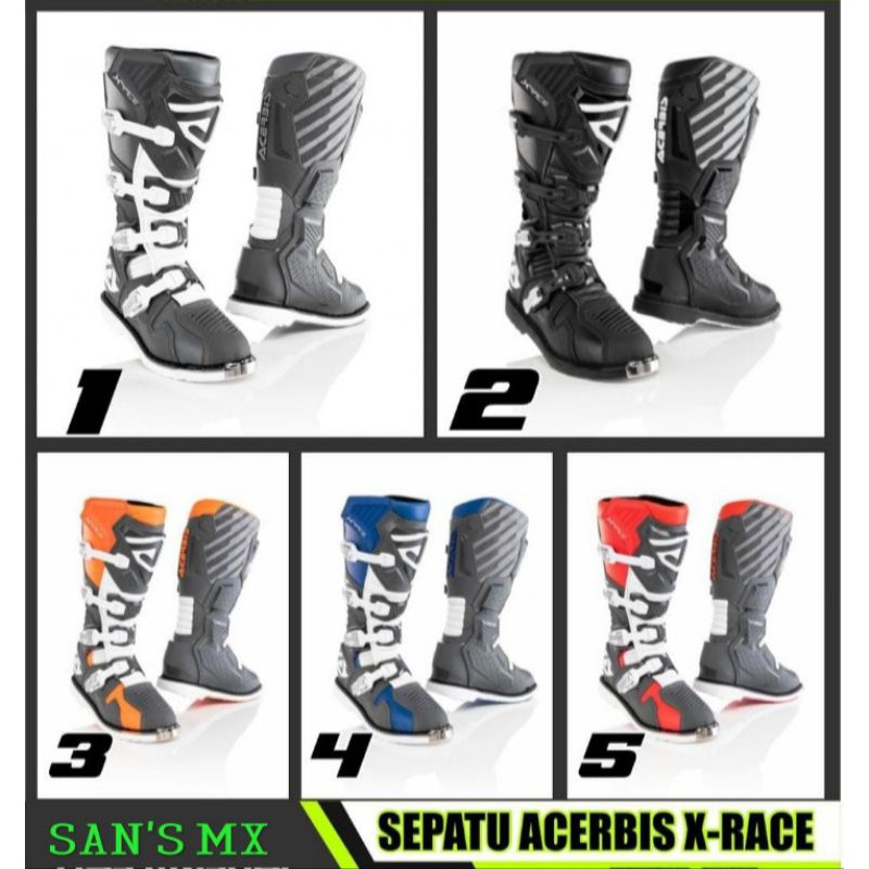 Sepatu cross Acerbis X race Not Xteam Xrock Trail adventure