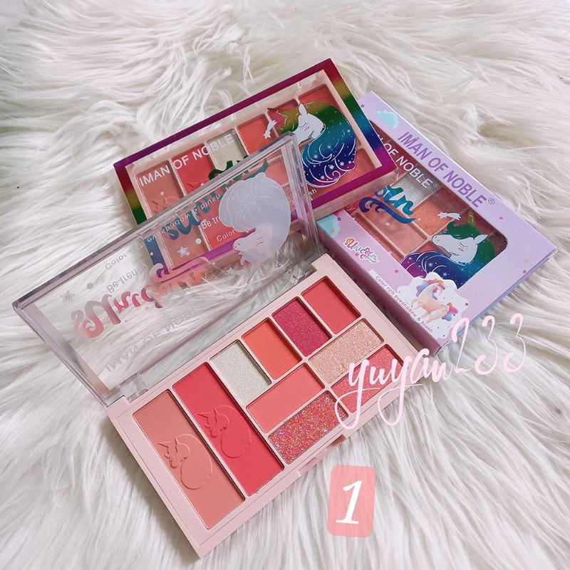 PROMO!!!EYESHADOW&amp;BLUSHER UNICORN IMAN OF NOBLE 6662