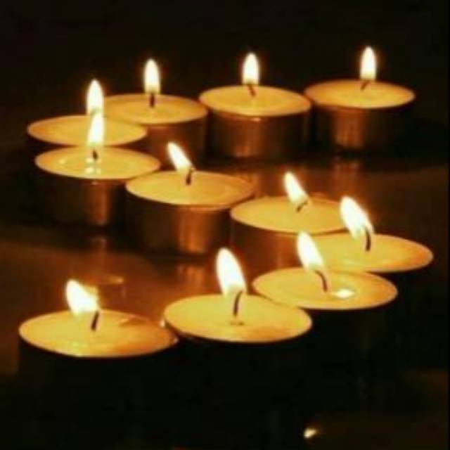 Lilin Tea Light 10 Pcs - Putih