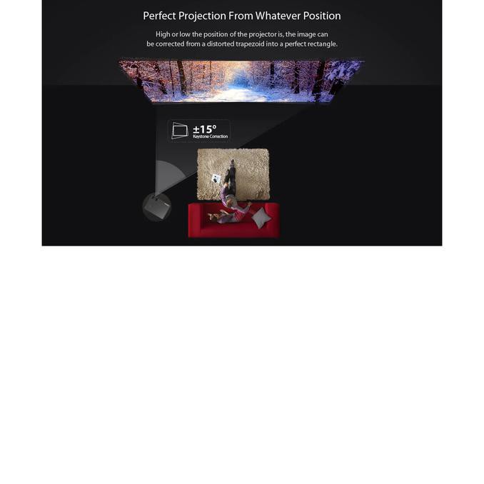 EZZRALE 3D LED EZ700 Projector 4500 Lumens Android TV BOX Tunner 3D 4K