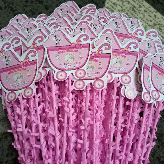 bendera Aqiqah karakter lucu unik