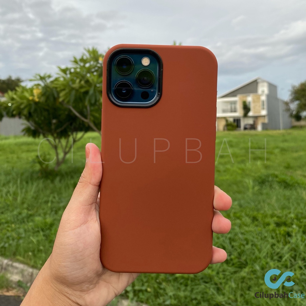 Premium Full Cover Softcase (3) for iPhone 6 7 8 6+ 7+ 8+ SE X XS XR 11 12 13 Mini Pro Max-Cocoa