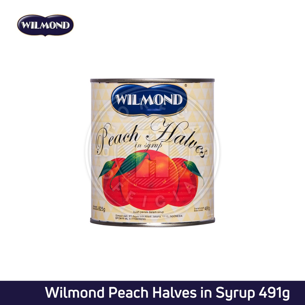 

Wilmond Peach Halves in Syrup 825Gram | Wilmond Buah Persik Dalam Sirup Encer825Gram