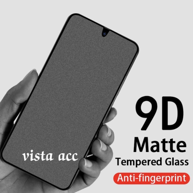 TEMPERED GLASS AG MATTE VIVO Y51 2020/Y20S/Y12S  ANTI MINYAK ANTI GLARE FULL COVER SCREEN