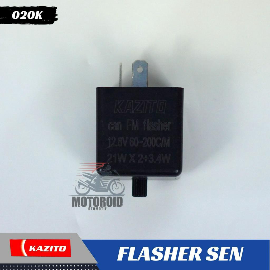 Flasher RELAY CAN FM FLASHER setelan stelan 12.8V 60-200CM 21W X 2+3.4W  SEN KAZITO 1 PCS KEDIP LAMPU SEN CEPAT