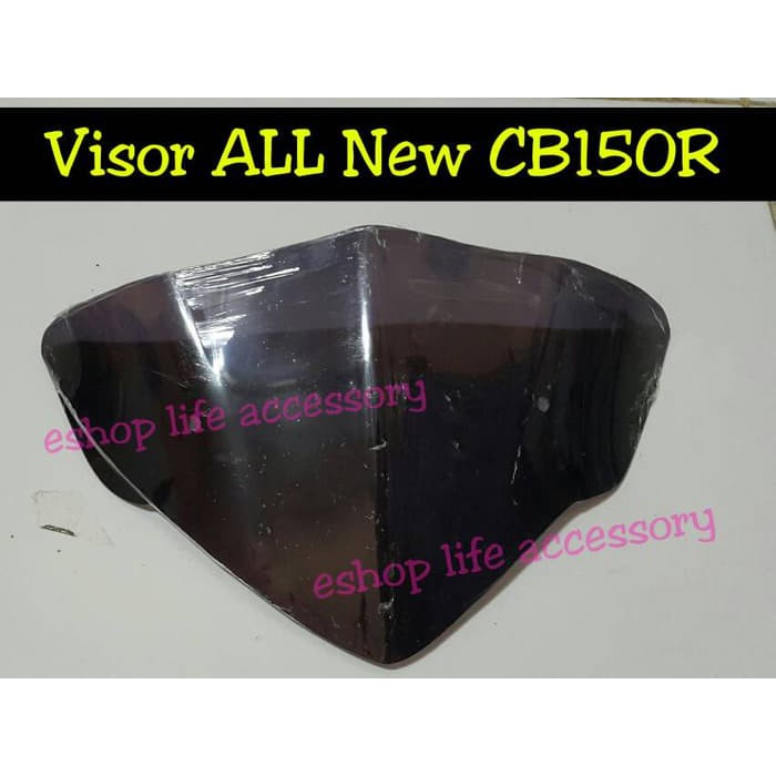 JUAL Aksesoris variasi Visor all new cb150r/cb 150 r/cb150 atas headlamp