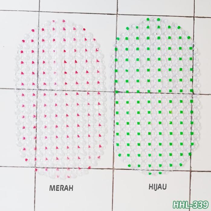 Keset Lantai Kamar Mandi Dapur Kaki Alas Silicon anti selip plastik pvc transparant hemat