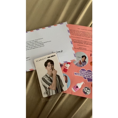 PC PHOTOCARD PHOTO CARD SONG JOONG KI X SCARLETT