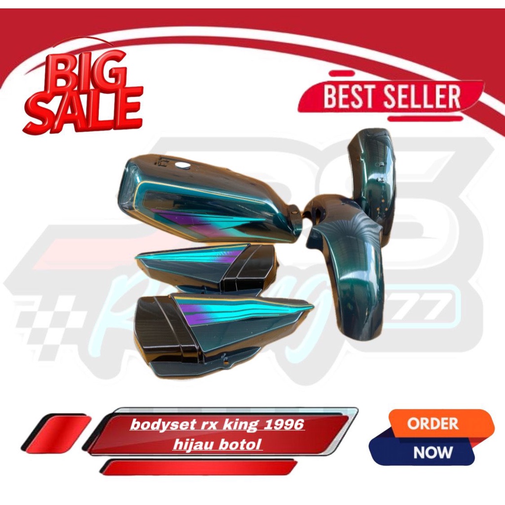 Body set rx king 1996 hijau botol