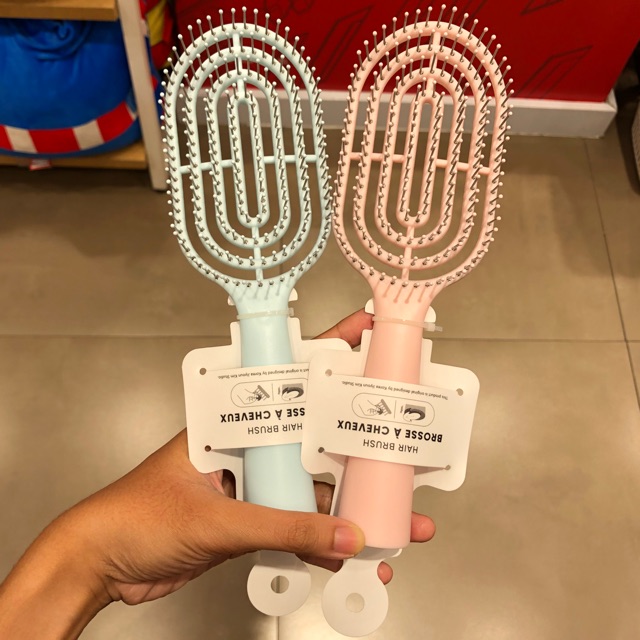 HAIR BRUSH MINISO SISIR MINISO 2 warna