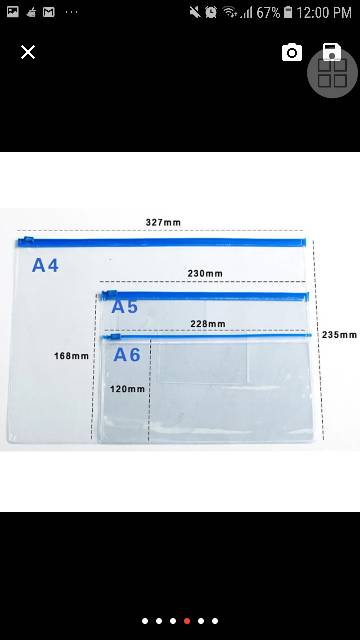 Map Zipper - Zipper Pocket - Tempat Pensil Plastik Sleting A6 A5 B5