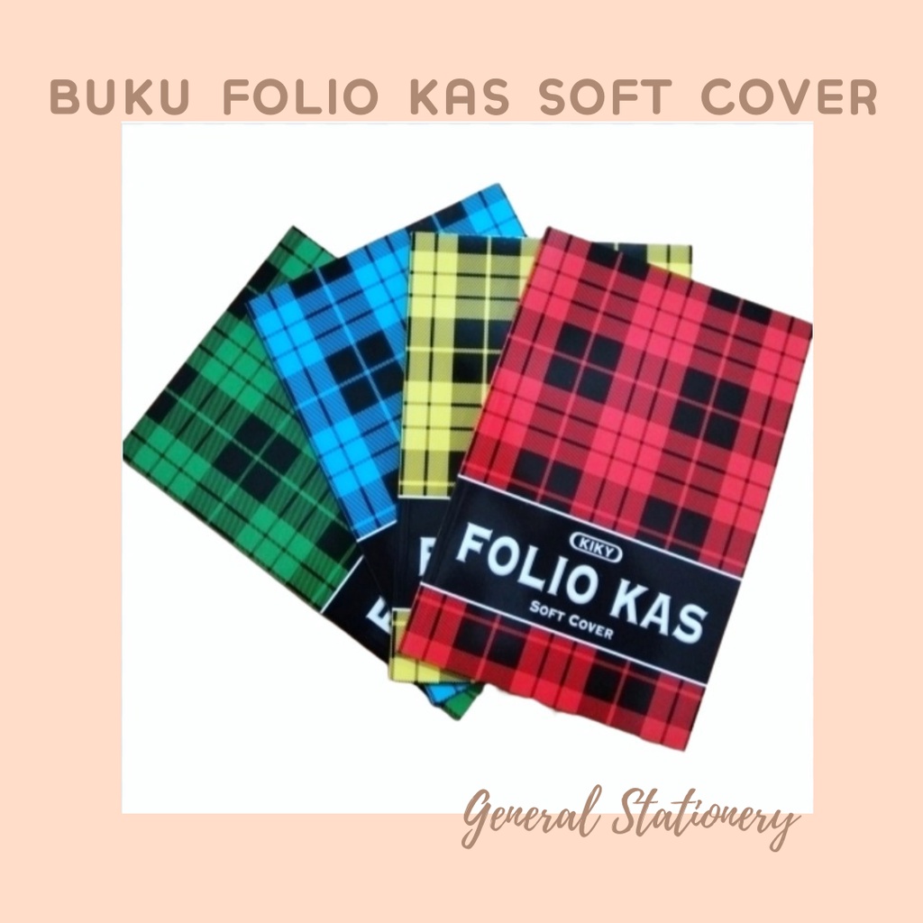 

Buku Kiky Kas Folio Soft Cover / Buku Keuangan Kas Folio (per Buku)