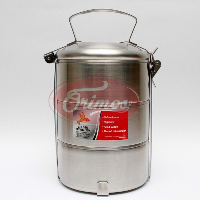 Rantang Stainless 14 cm Stainless ( tahan panas )