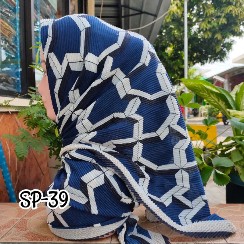 SEGIEMPAT PLISKET MOTIF / JILBAB SEGIEMPAT PLISKET / SEGIEMPAT VOAL / SEGI EMPAT PLISKET / VOAL MOTIF / JILBAB PLISKET-Sp-39
