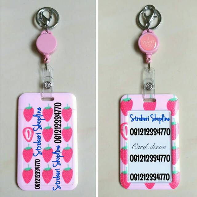 

Tempat id Card Strawberry