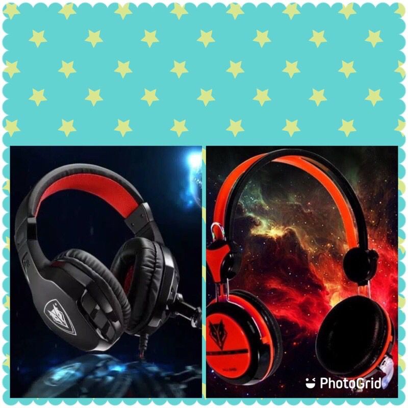 Headphone Extra Bass Gaming NUBWO NO.040 & NO3000 / NO 3000 Headset Bando Gaming Headphone Headet