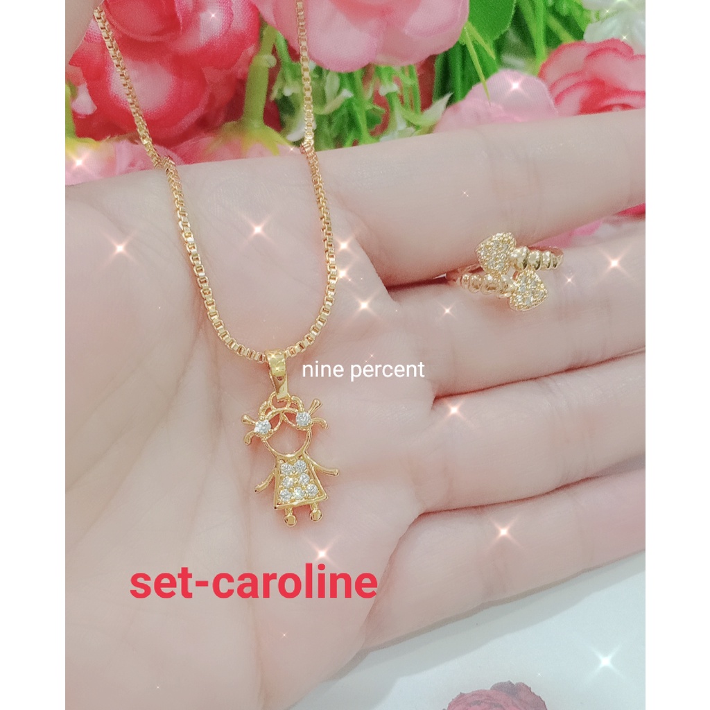 SET TERMURAH SET PERHIASAN ANAK SET AKSESORIS ANAK UNTUK USIA 1-5THN/KALUNG/CINCIN/ANTING