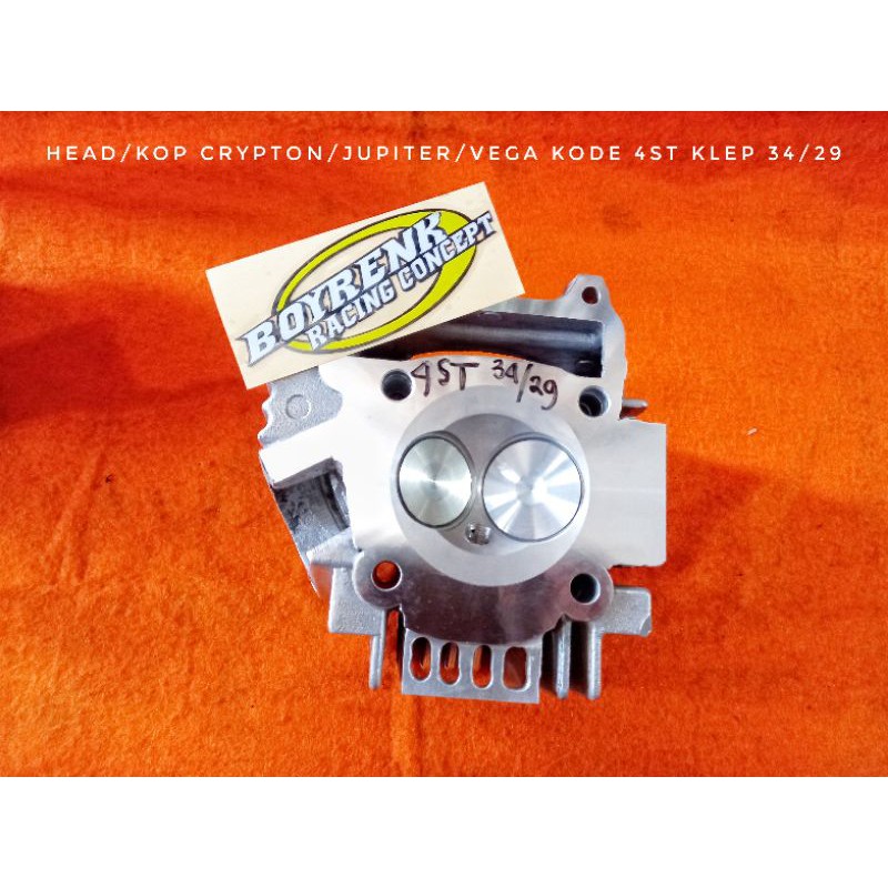 HEAD/KOP CRYPTON KODE 4ST UKURAN KLEP 27/23 28/24 29/24 34/29 - BOYRENK RACING CONCEPT