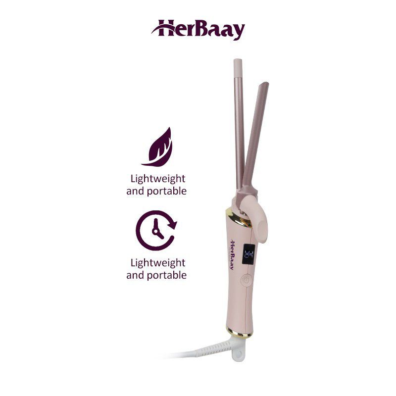CATOKAN MURAH HERBAAY CURLY/KERITING RAMBUT STICK pink
