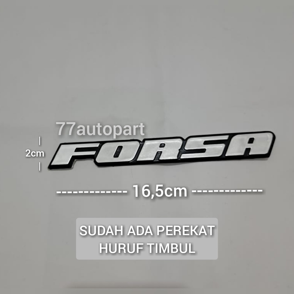 emblem logo mobil tulisan forsa