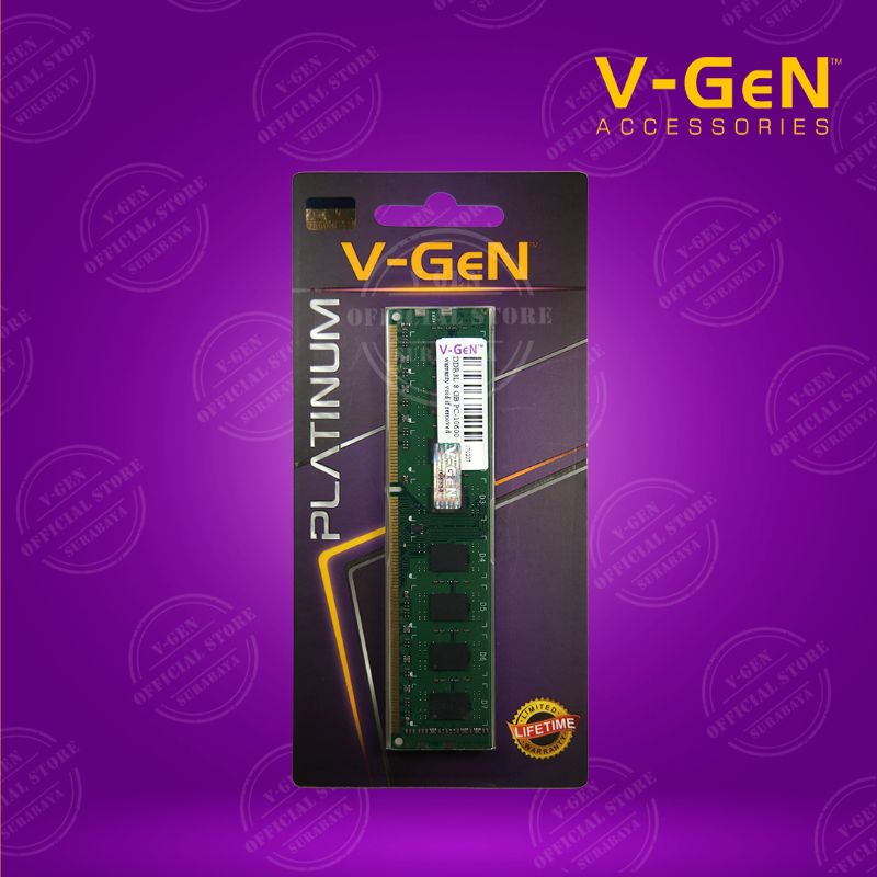 RAM DDR3 V-GeN 8GB PC10600/1333Mhz Long Dimm (Memory PC VGEN)