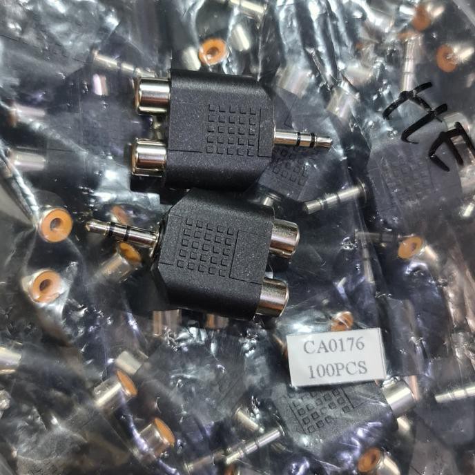 Jack 2 Rca To Mini Stereo 3.5 Hp Y Rca T Rca Aux Auk Hp 2Rca 3.5Mm