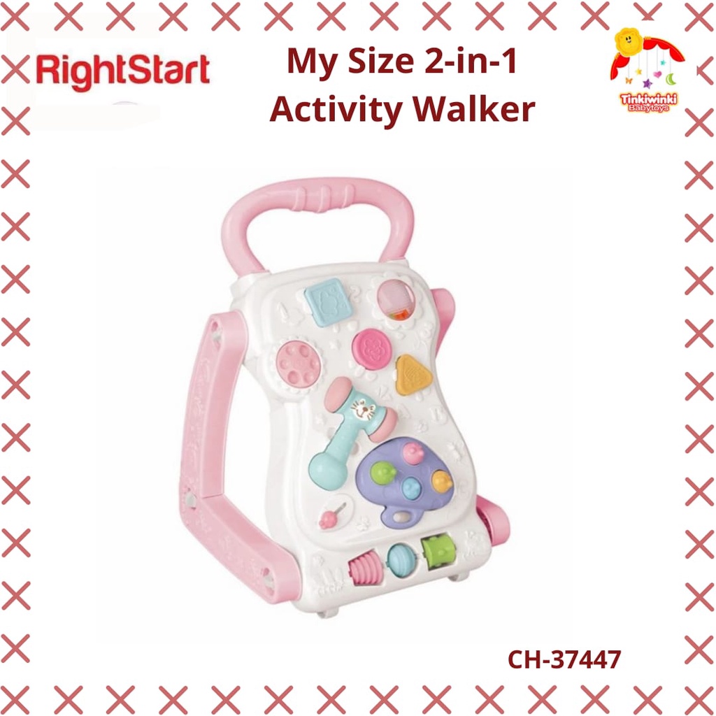 Right Start 37447 My Size 2 in 1 Activity Walker