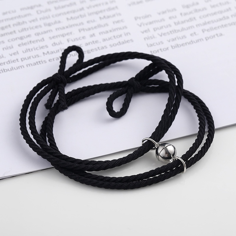 Gelang Couple Gelang Magnet Korea Gelang Pasangan 2 in 1 Magnet Indoberkah88