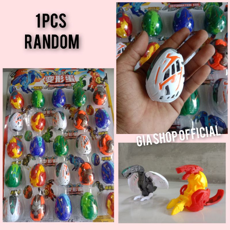 Mainan Ultraman Egg Deformation Robot Telur Menjadi Dinosaurus / Egg Dinosaurus Murah