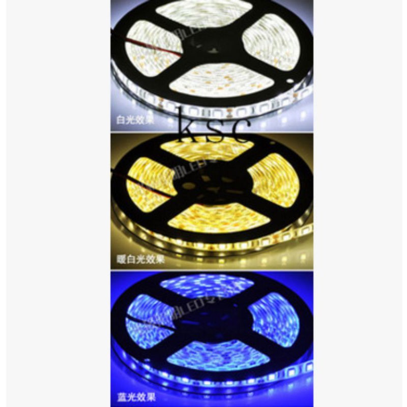 Lampu LED Strip Mata Besar SMD 5050 IP 44 Warna 12V