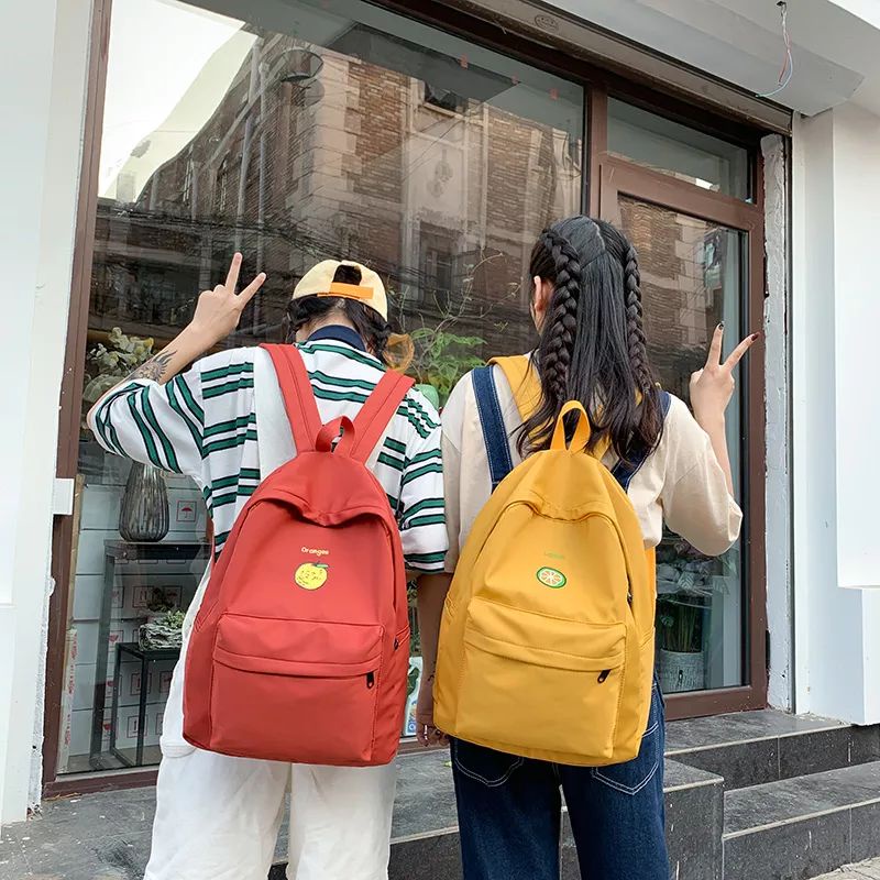 Tas Ransel Pria Wanita Tas ransel sekolah merah tas punggung/gendong/grosir/murah/cewek cowok