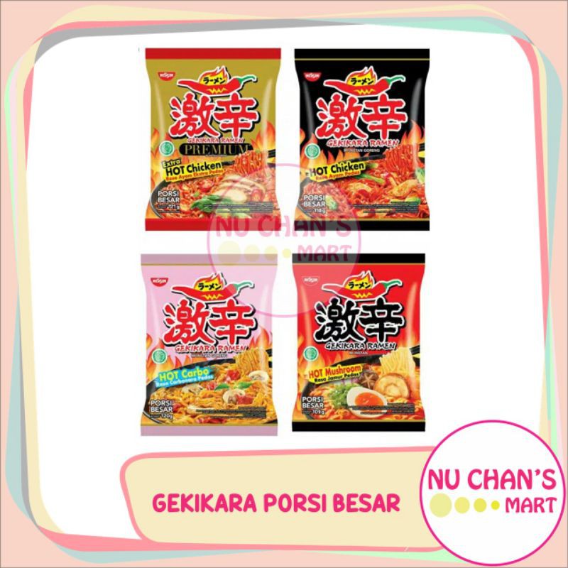 

[Nuchan's Mart] GEKIKARA RAMEN INSTAN PORSI BESAR HALAL MUI