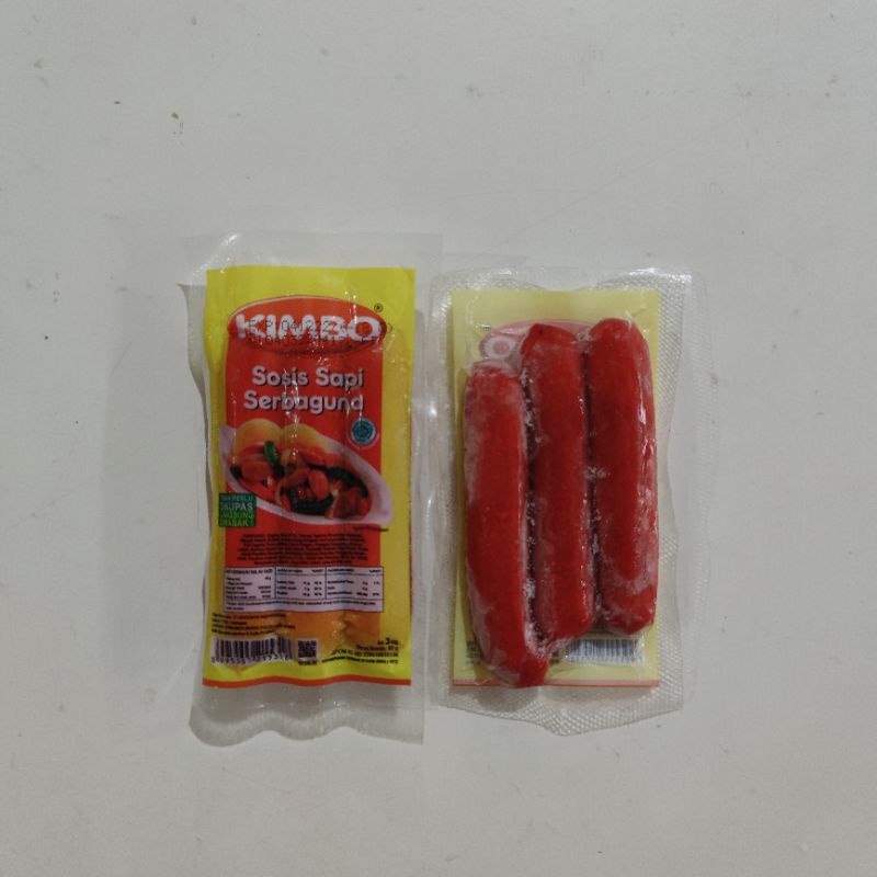 

KIMBO sosis sapi serbaguna isi 3pcs