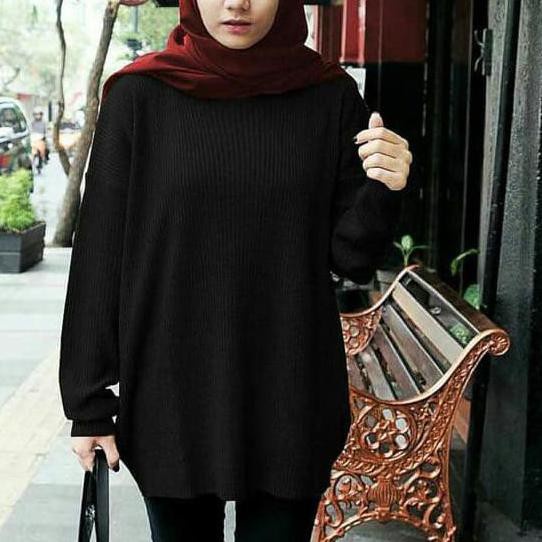 Sweater Rajut Boxi premium / Atasan rajut Wanita oversize