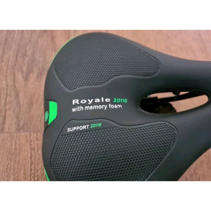 Saddle Royale Memory Foam sadle sadel jog sepeda per dalam shock absorber gel jel empuk lebar cocok sepeda MTB Seli lipat folding bike city minion xc