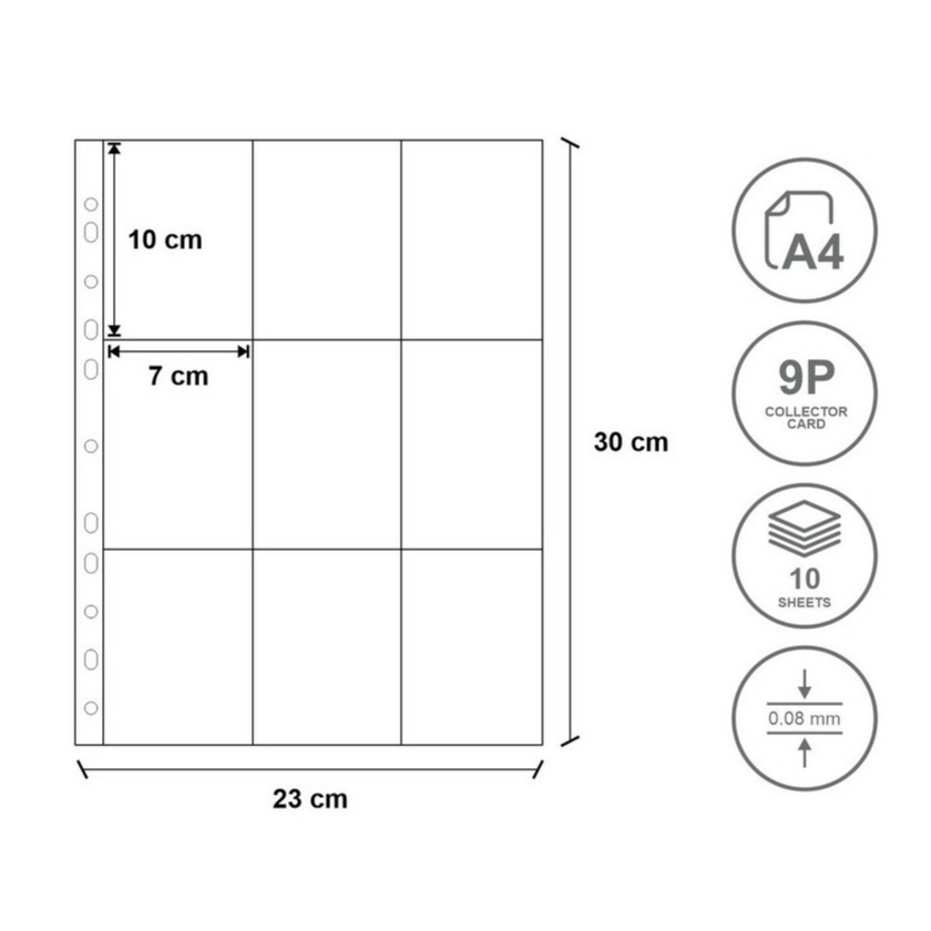 Bantex Collector Photocard Sleeve 9P Tempat Foto Idol Size A4 10 Lembar 2159 08