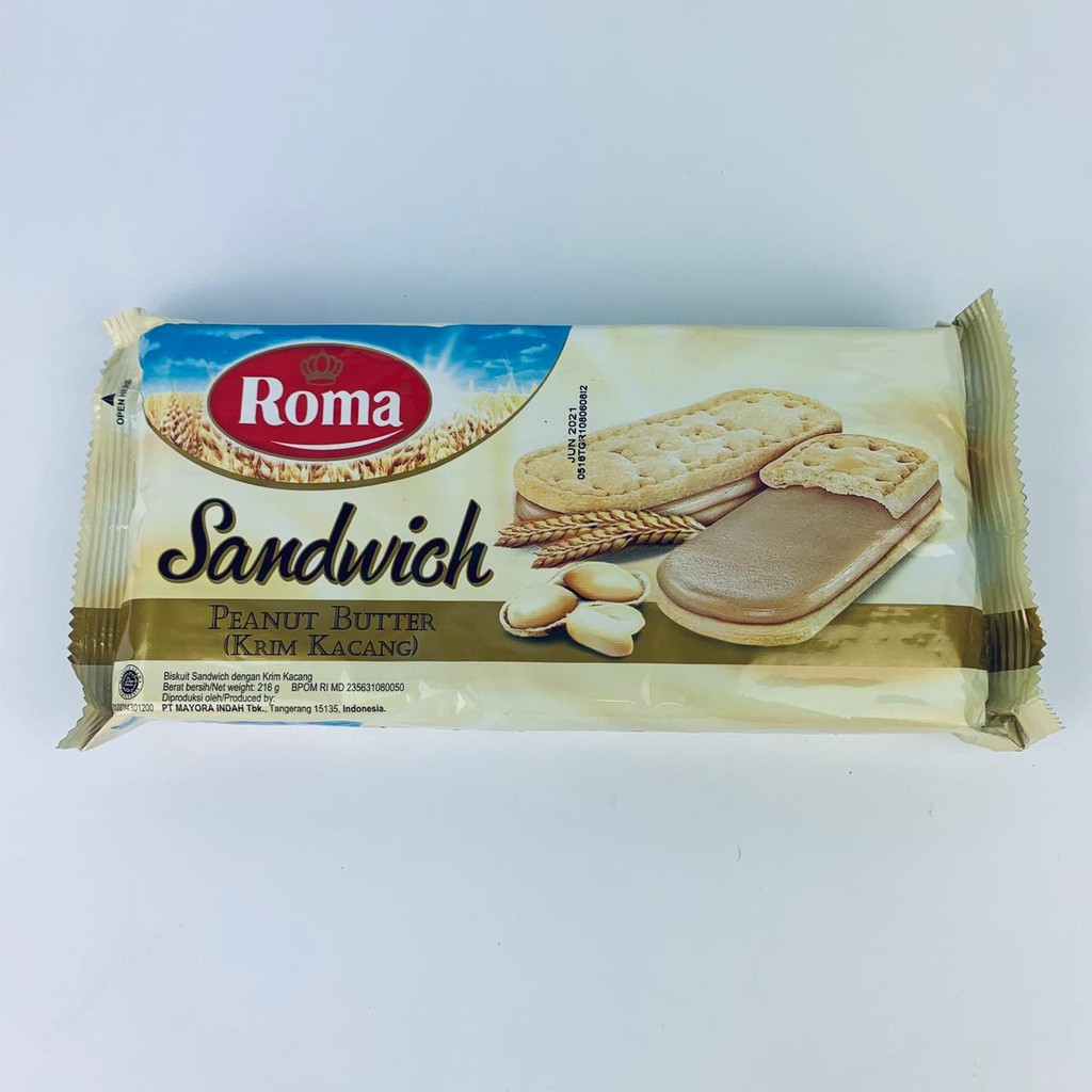 ROMA SANDWICH PEANUT BUTTER 189g